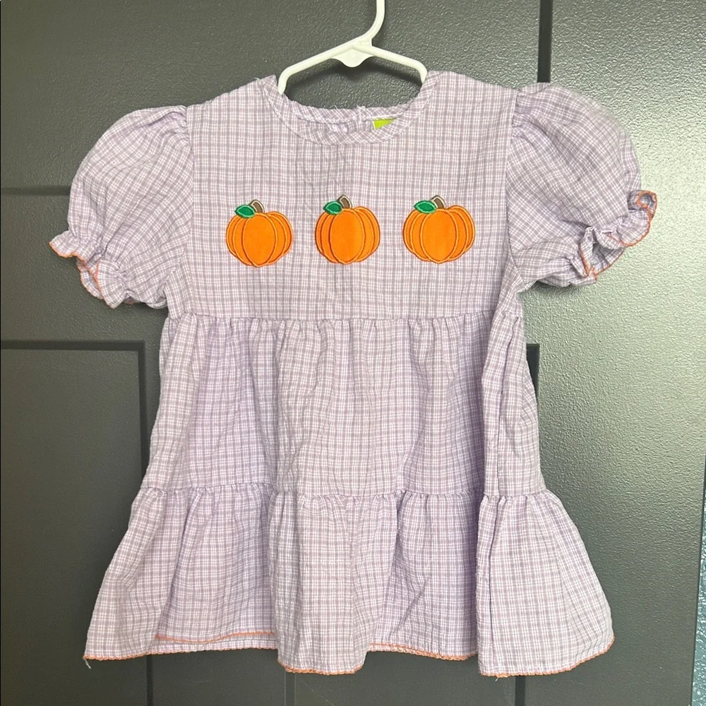 Classic Whimsy pumpkin tunic with leggings